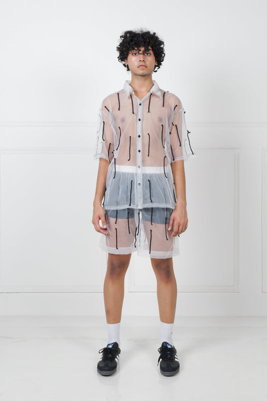 Sheer String Shorts