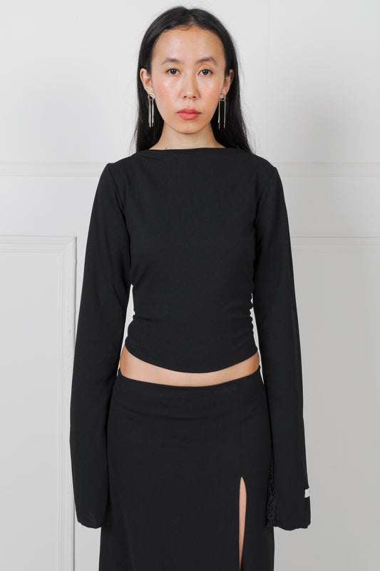 Top with Bell Sleeve Details