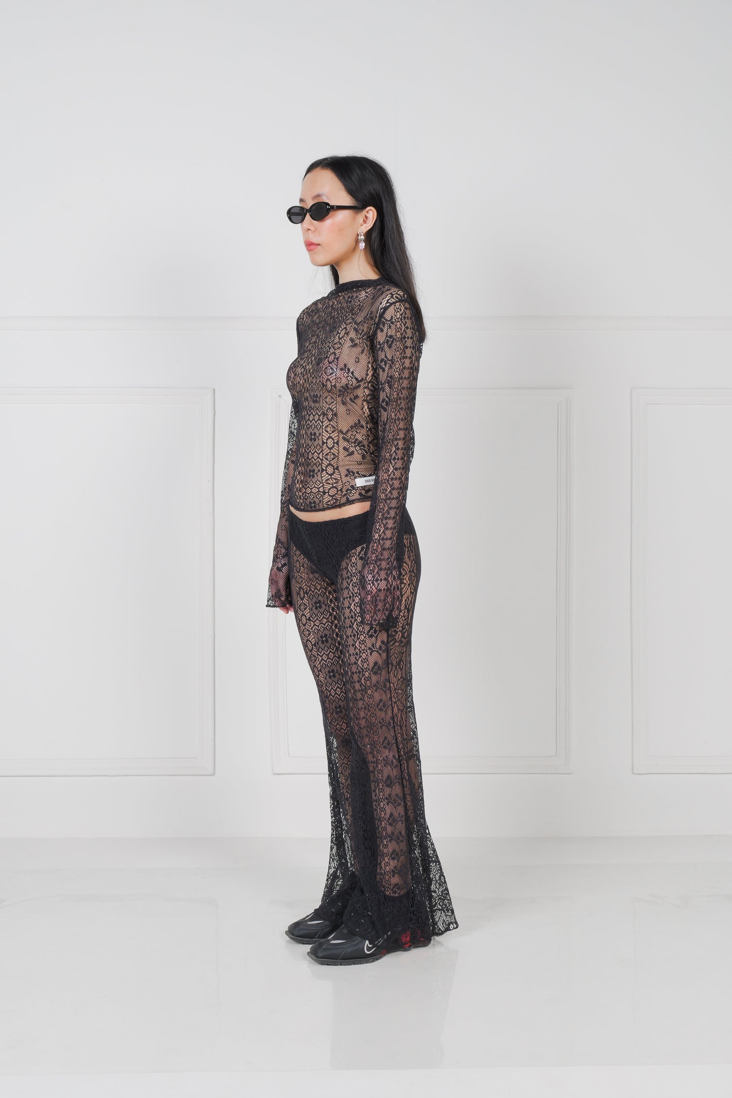Lace Flared Pants