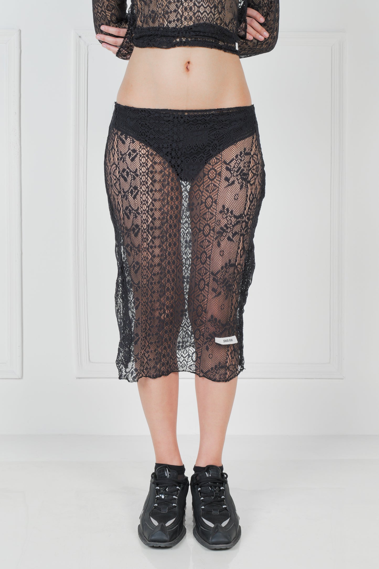 Lace Midi Skirt