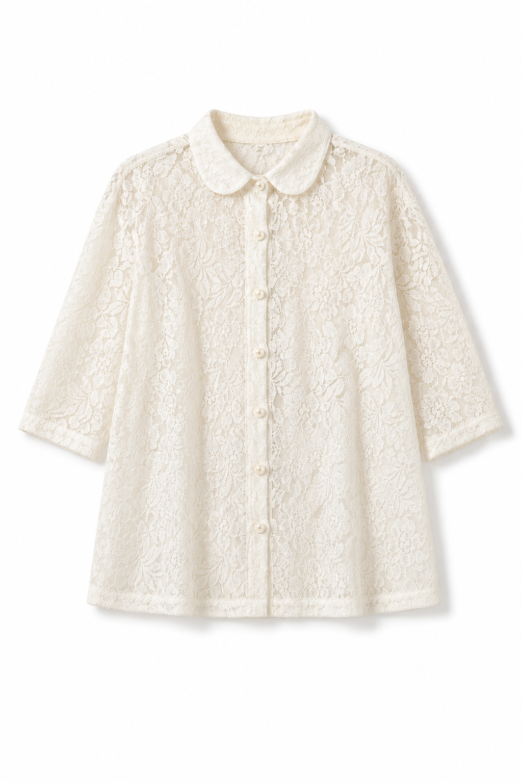 The Veil Shirt : in Ivory