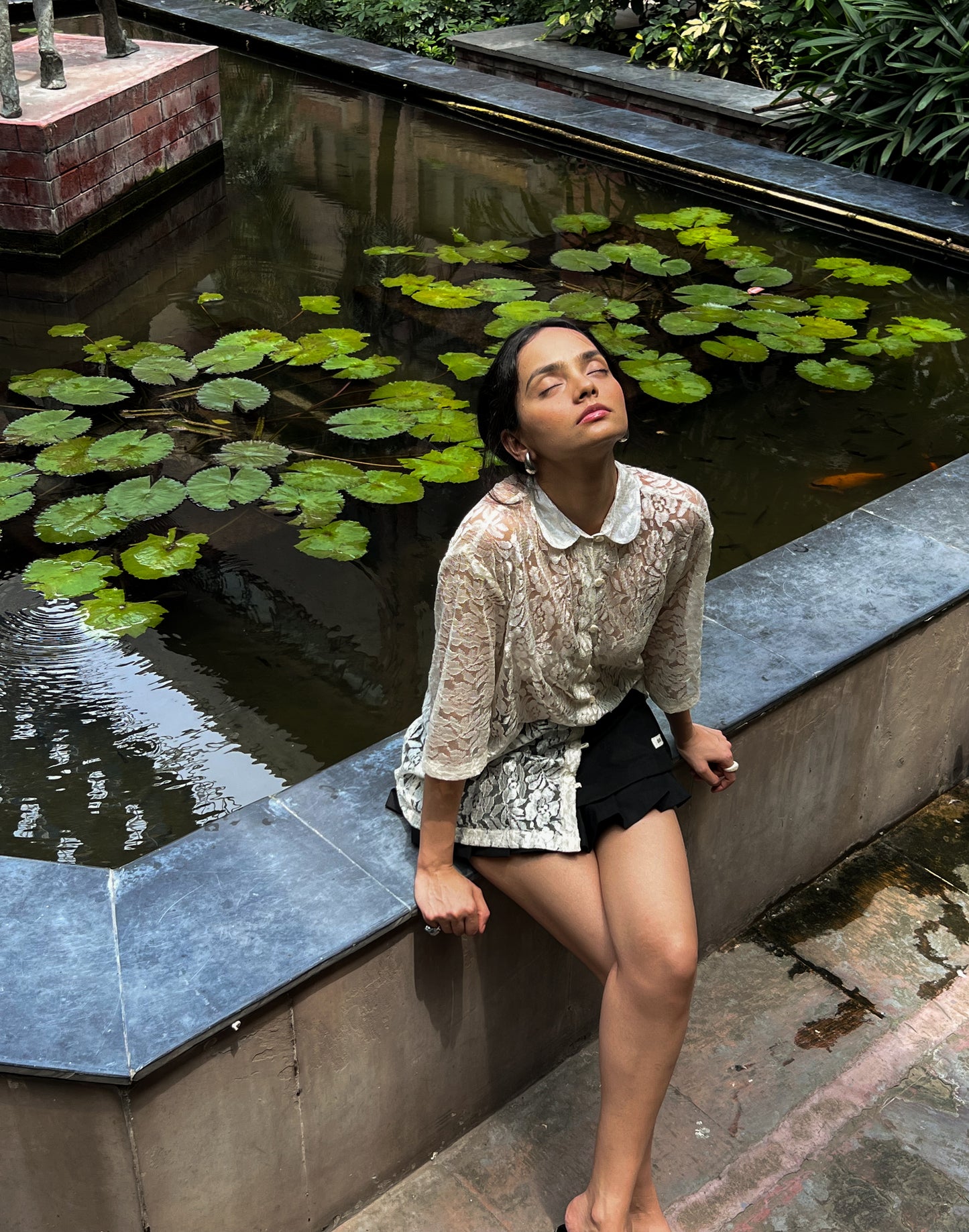 The Veil Shirt : in Ivory