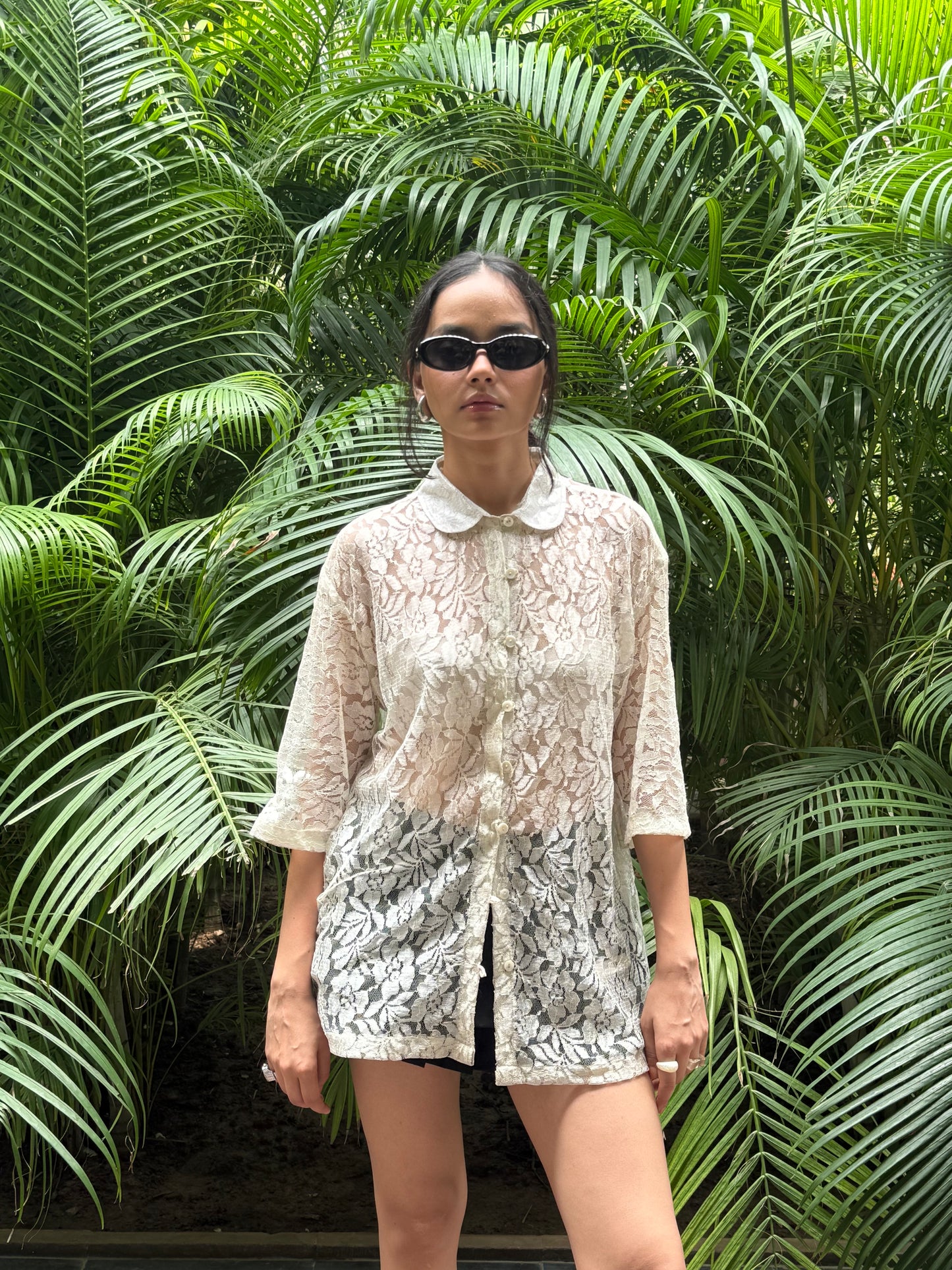 The Veil Shirt : in Ivory