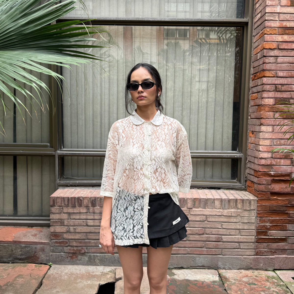 The Veil Shirt : in Ivory