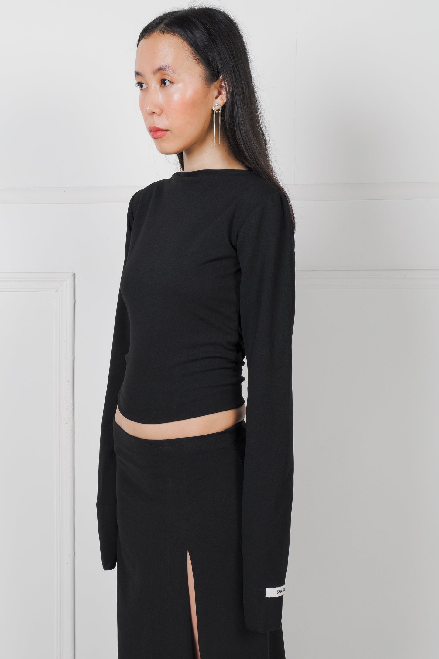 Top with Bell Sleeve Details