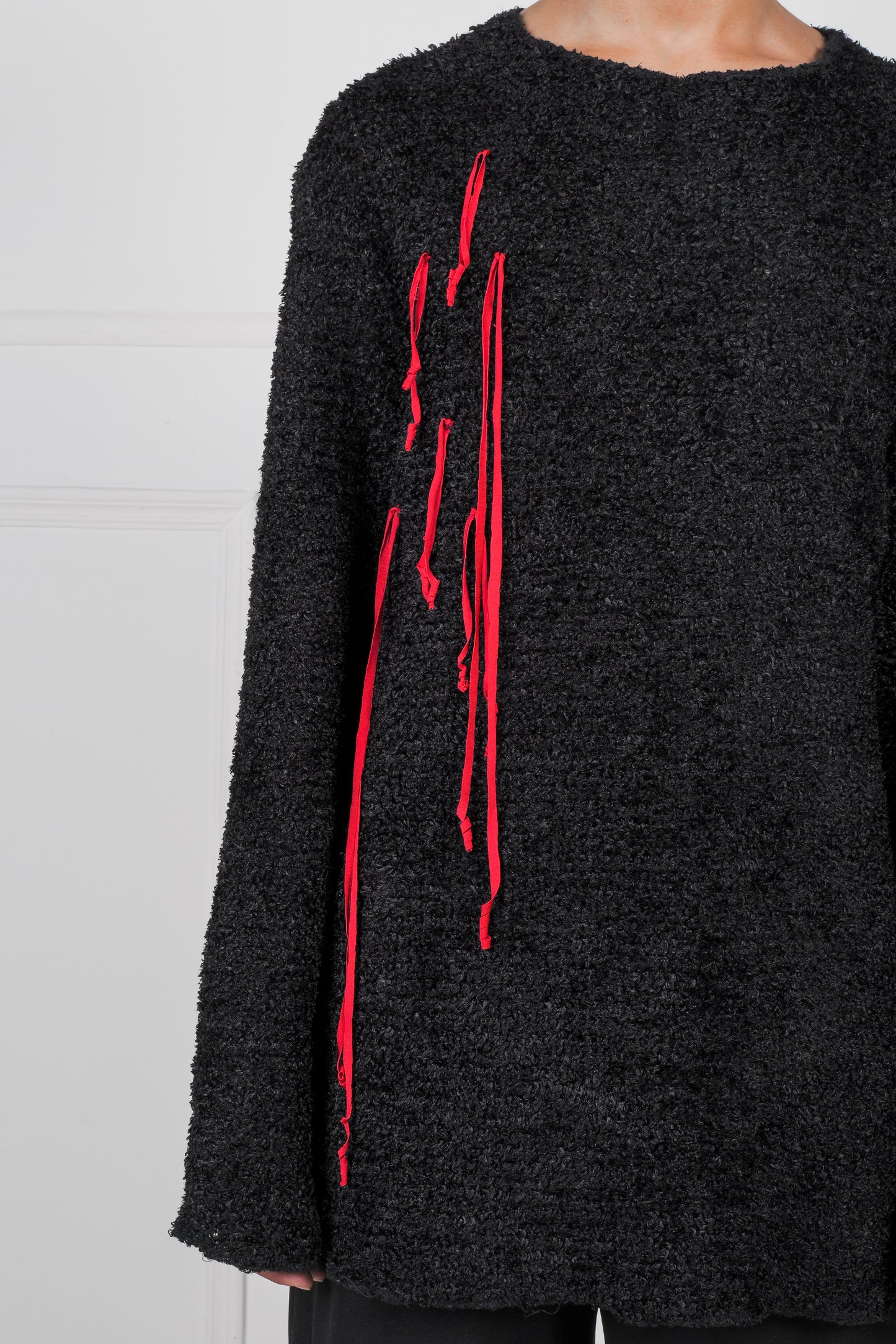 Sweater with Red Details